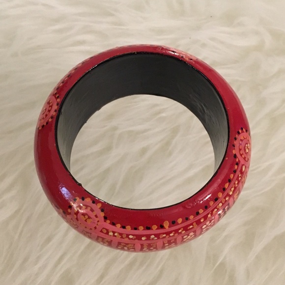 PAINTED ARM CUFF FROM AUSTRALIA NWOT - Picture 2 of 4